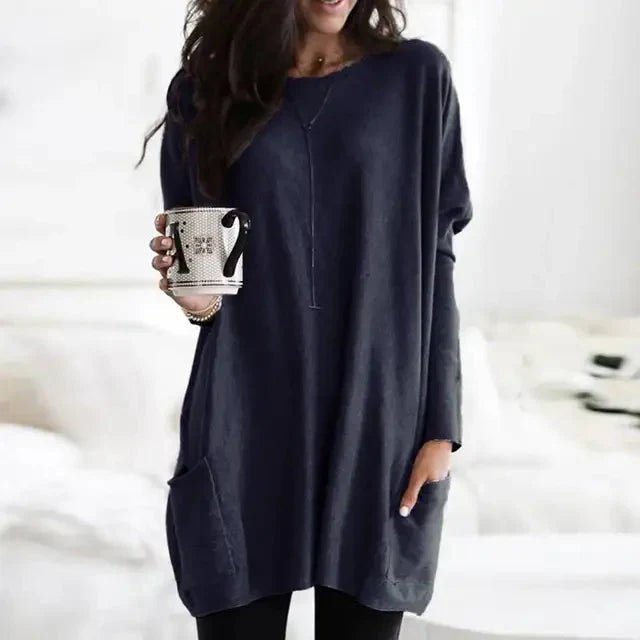 Melisent Fosse™ Oversized svetr s kapsami