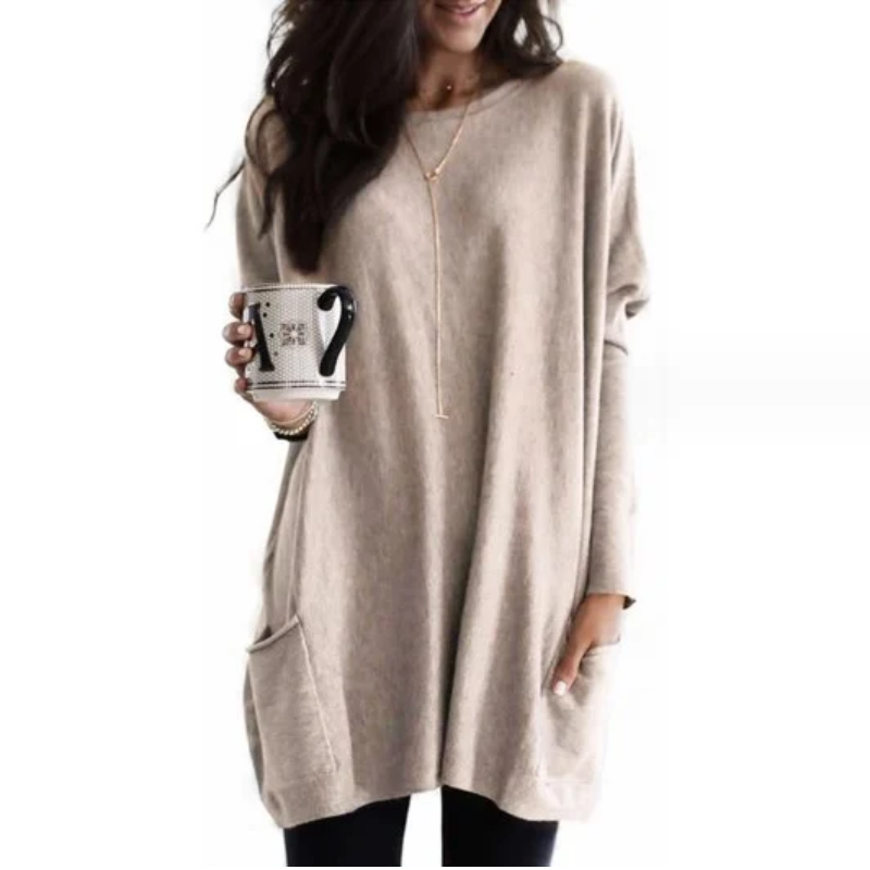 Melisent Fosse™ Oversized svetr s kapsami