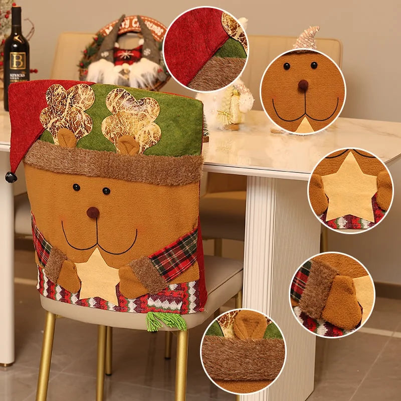 MerryCover™ Stylové vánoční návleky na opěradla židlí