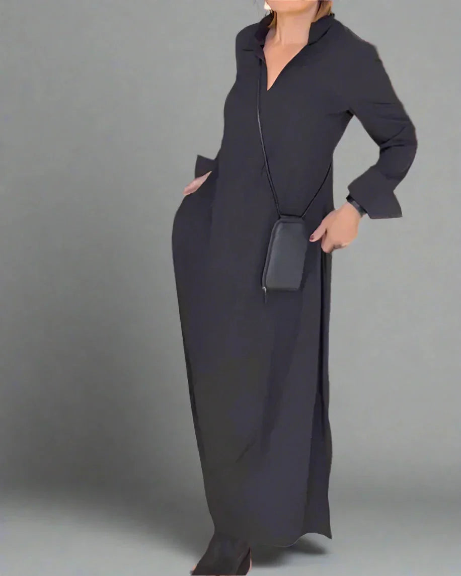Mirta Saccoccio™ Elegantní dlouhé šaty