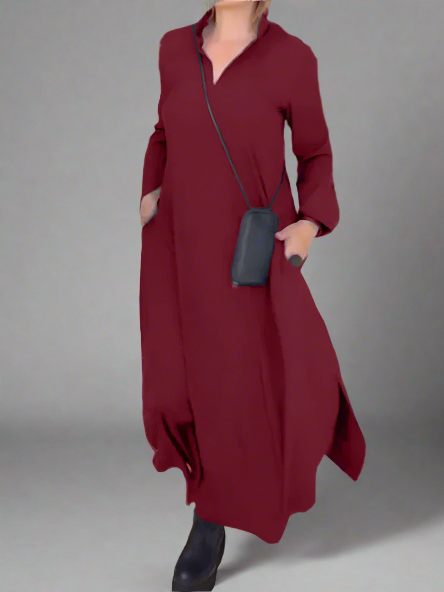 Mirta Saccoccio™ Elegantní dlouhé šaty