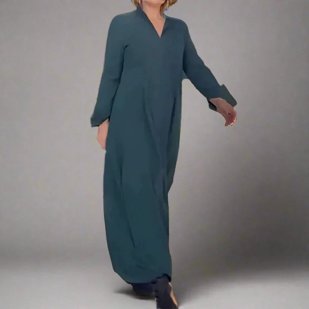Mirta Saccoccio™ Elegantní dlouhé šaty
