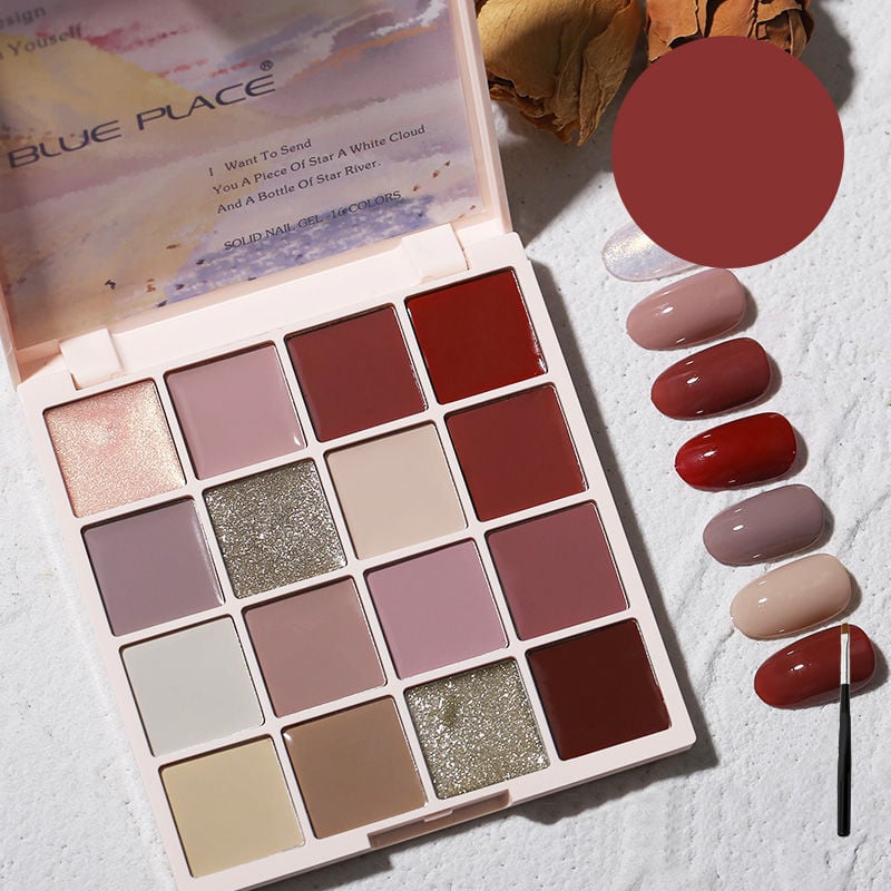 Nail Canvas™️ Paleta s dlouhotrvajícími laky na nehty