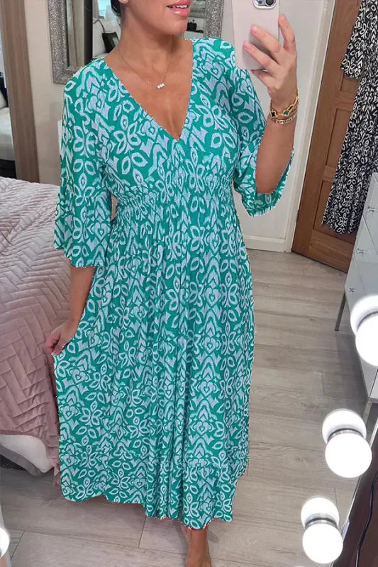 Nerina™ Boho květinové Šaty