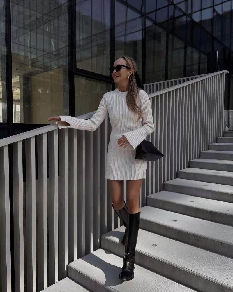 Nilde™️ Ležérní pletené zimní šaty-jumper