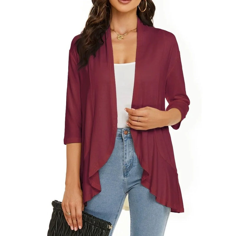 Olivia Paletta™ Pohodlný cardigan s volány