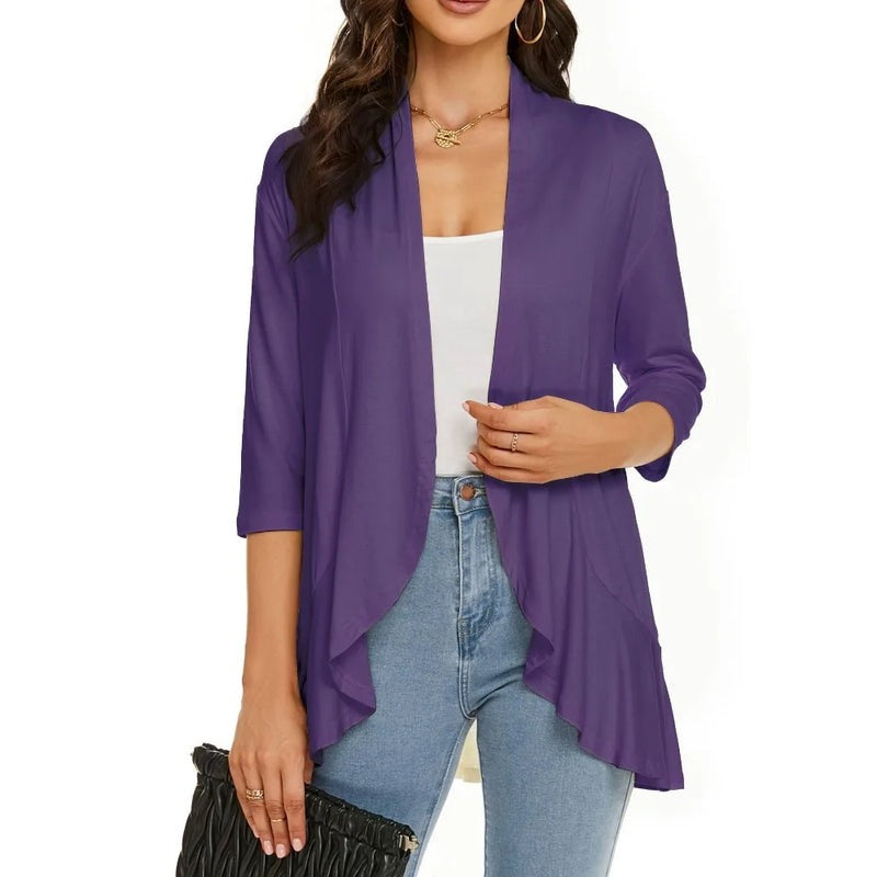 Olivia Paletta™ Pohodlný cardigan s volány