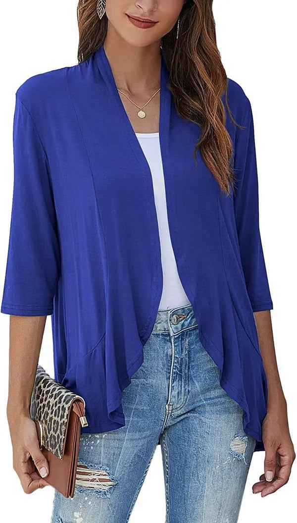 Olivia Paletta™ Pohodlný cardigan s volány