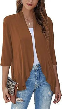 Olivia Paletta™ Pohodlný cardigan s volány