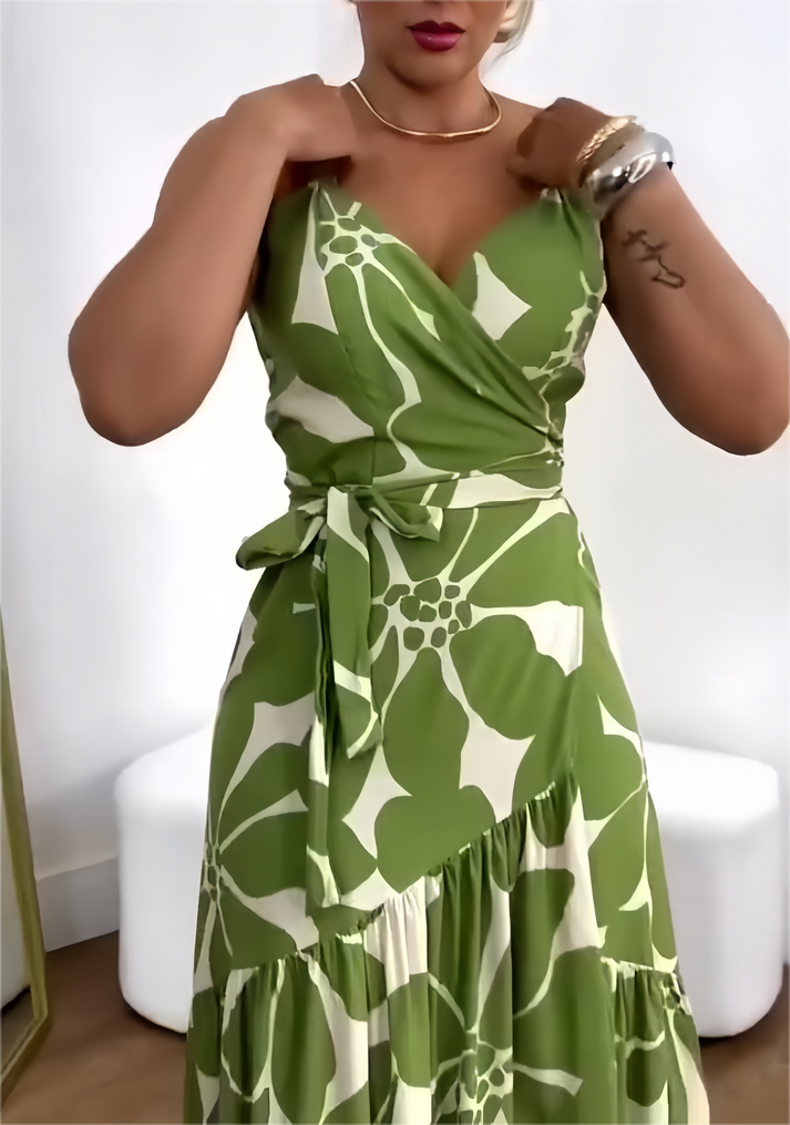 Ombretta™ Šaty s potiskem a výstřihem do V