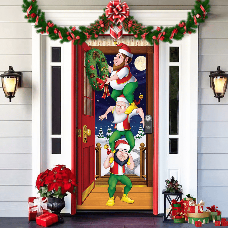DoorJolly™ Vánoční dekorace na dveře