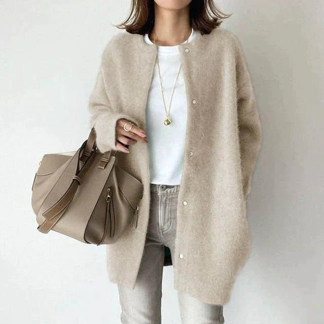 Ornella Cardigan™ Dlouhý svetr s knoflíky