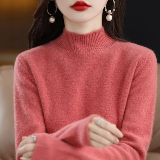 Osanna Maiorano™️ Teplý svetr s vysokým výstřihem