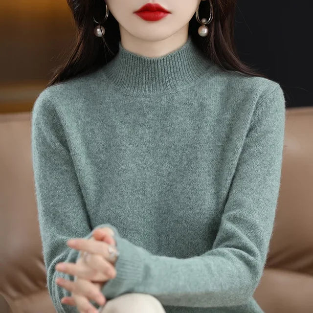 Osanna Maiorano™️ Teplý svetr s vysokým výstřihem