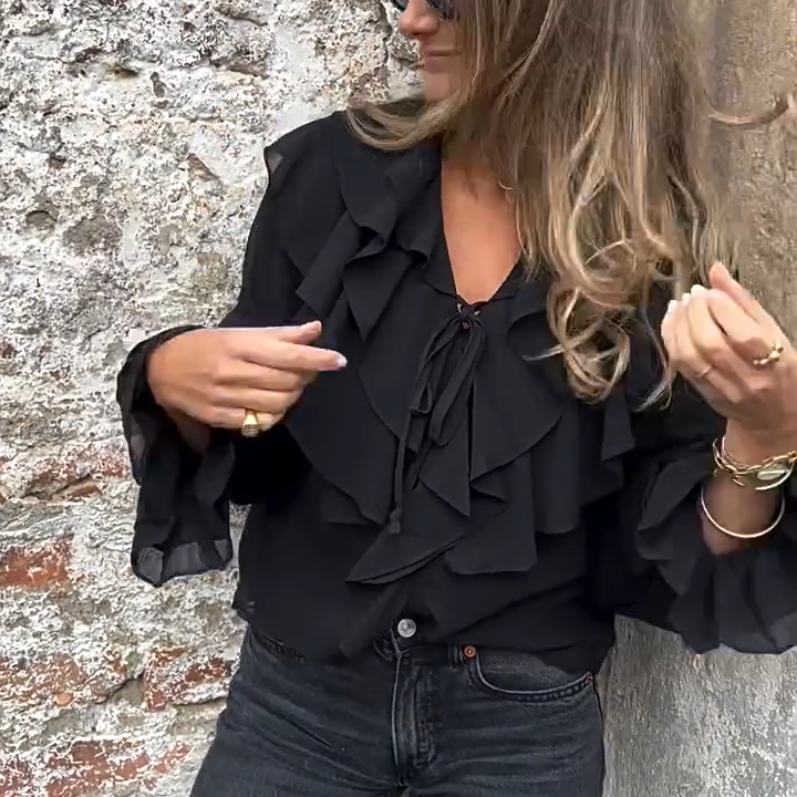 Ottilia Renzo™ Elegantní volánový top