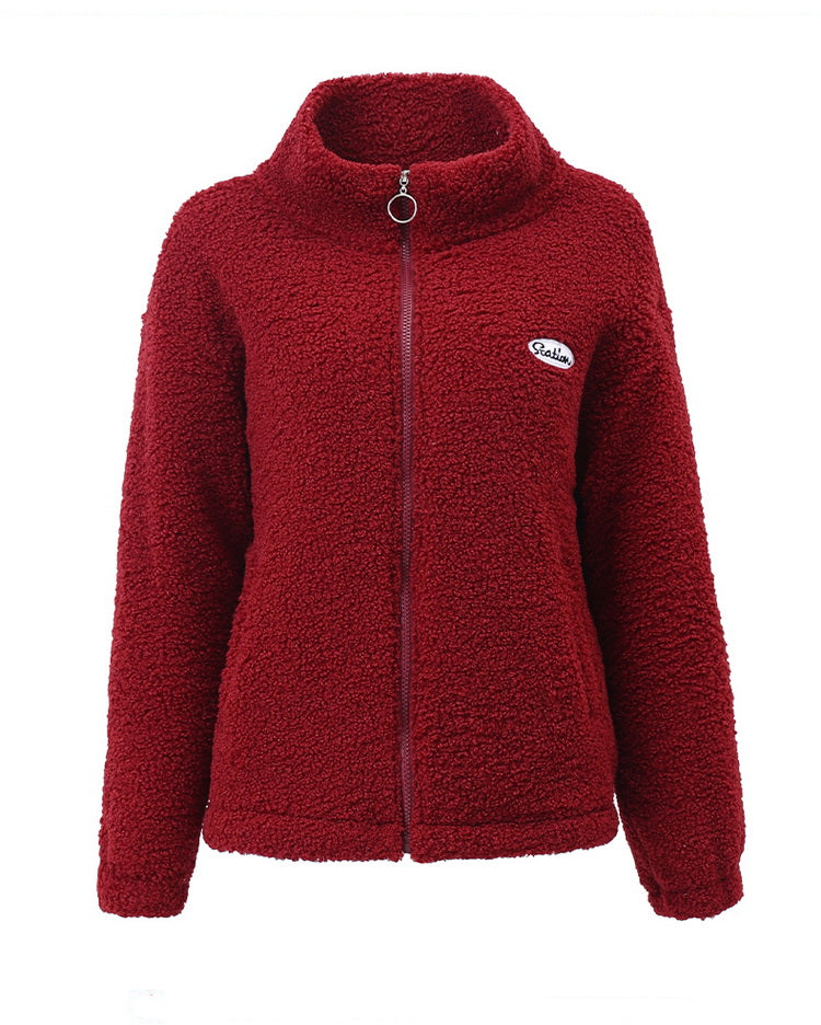 Ozanne Perrin™ Teplá plyšová bunda bomber