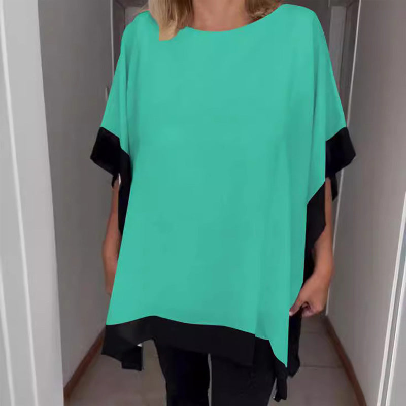 Palmira Spallino™ Dámské volné barevné tričko s netopýřími rukávy