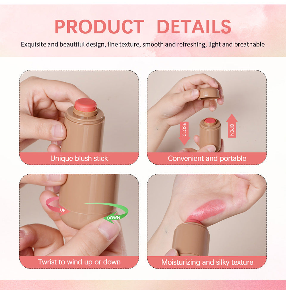 PocketBlush™ Multifunkční dlouhotrvající hladká tvářenka