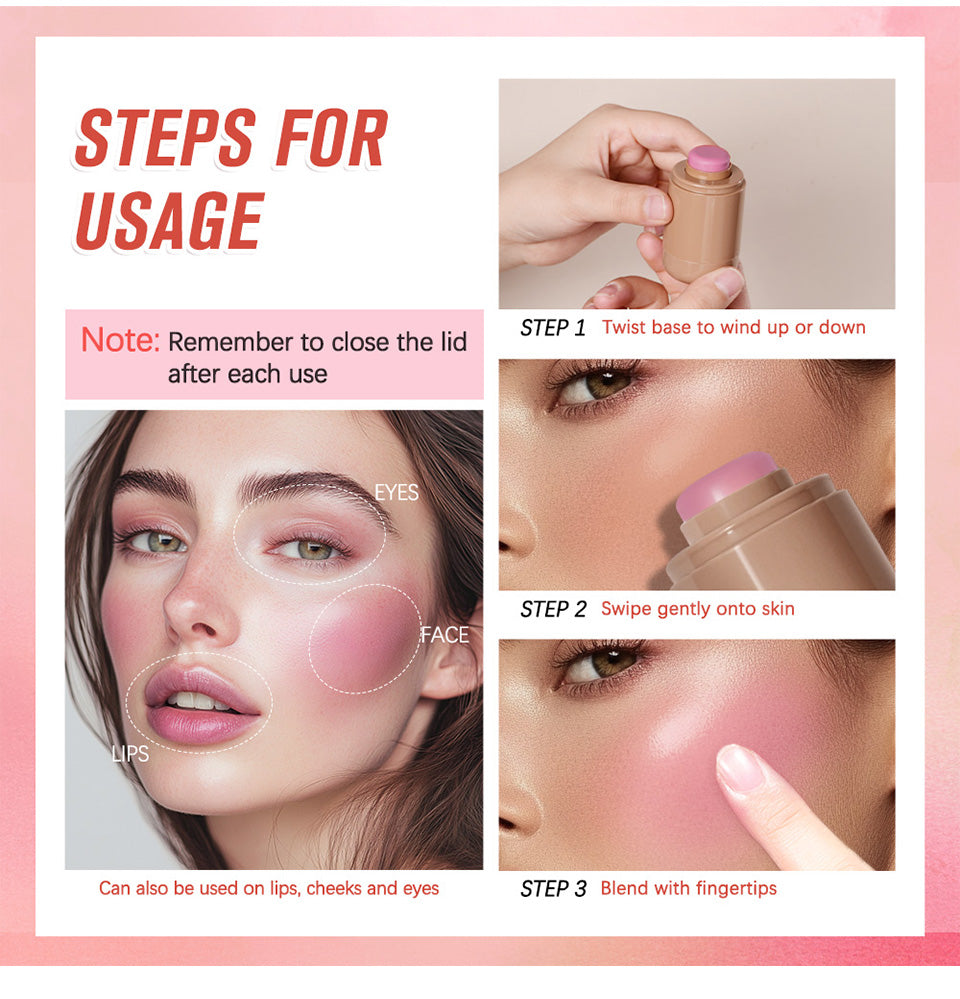 PocketBlush™ Multifunkční dlouhotrvající hladká tvářenka