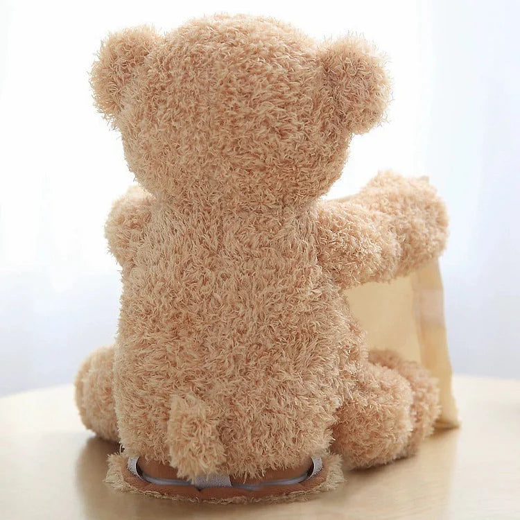PoppiHug™ Plyšový medvídek Peek-a-boo