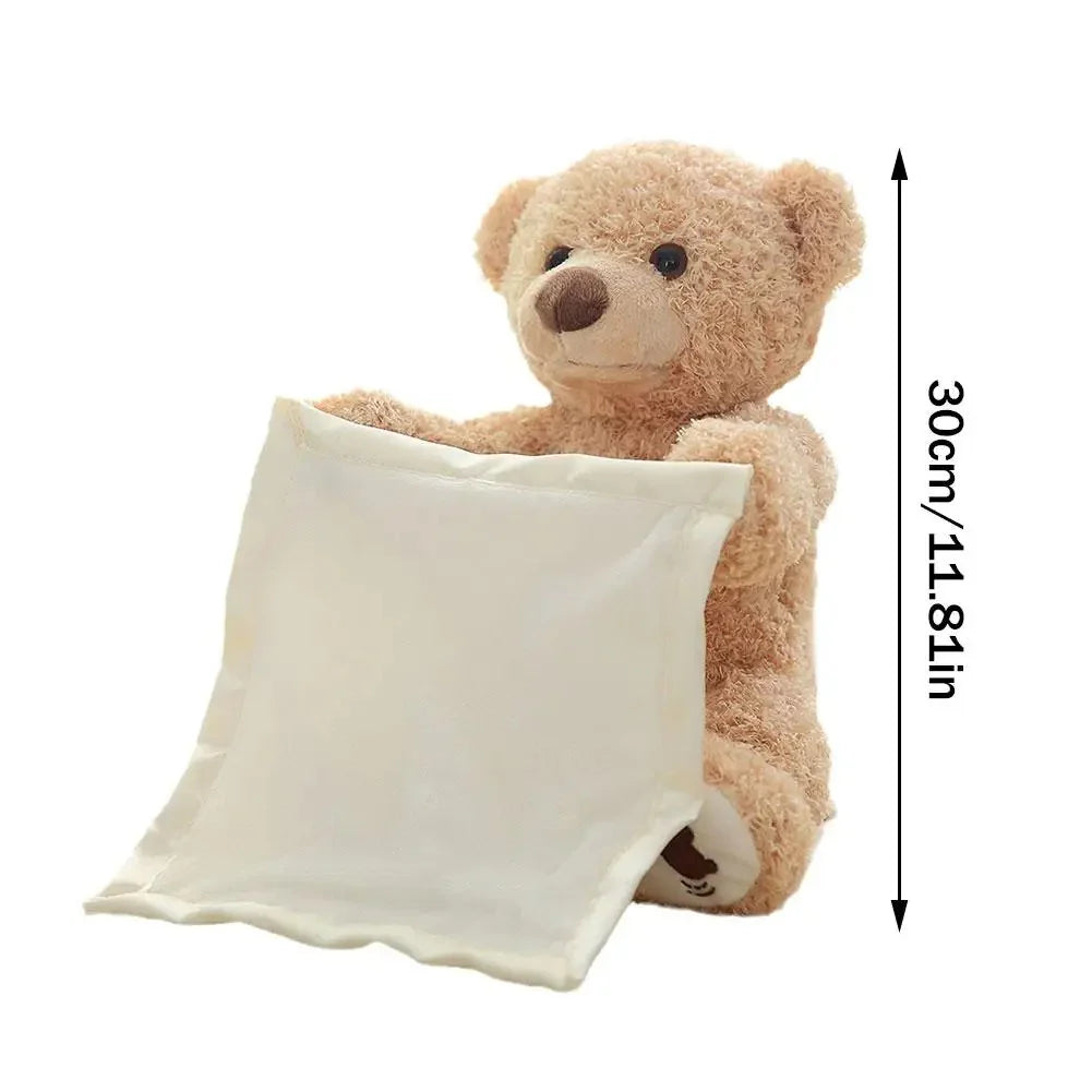 PoppiHug™ Plyšový medvídek Peek-a-boo