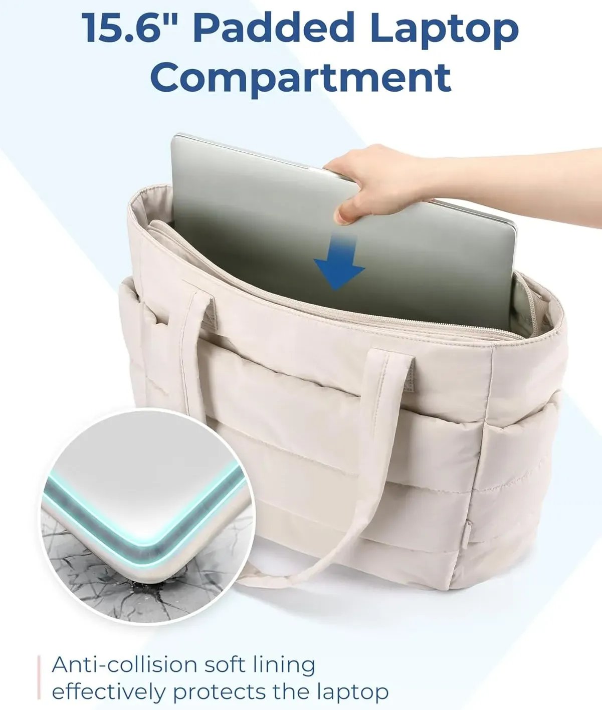 Puff Tote™ Lehká nadýchaná taška