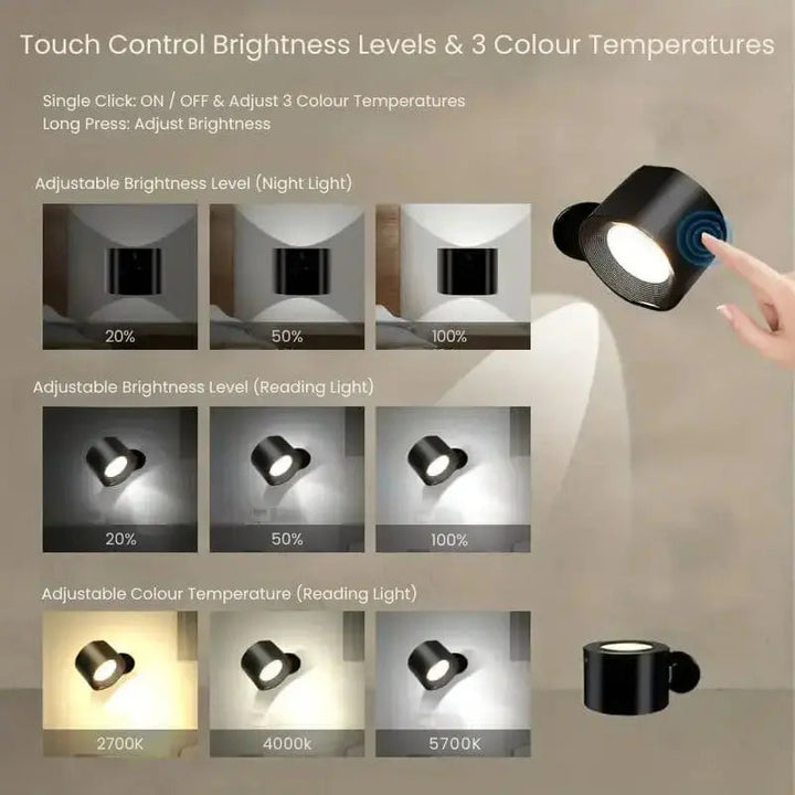PureLux™ Inteligentní nástěnné LED svítidlo pro moderní bydlení