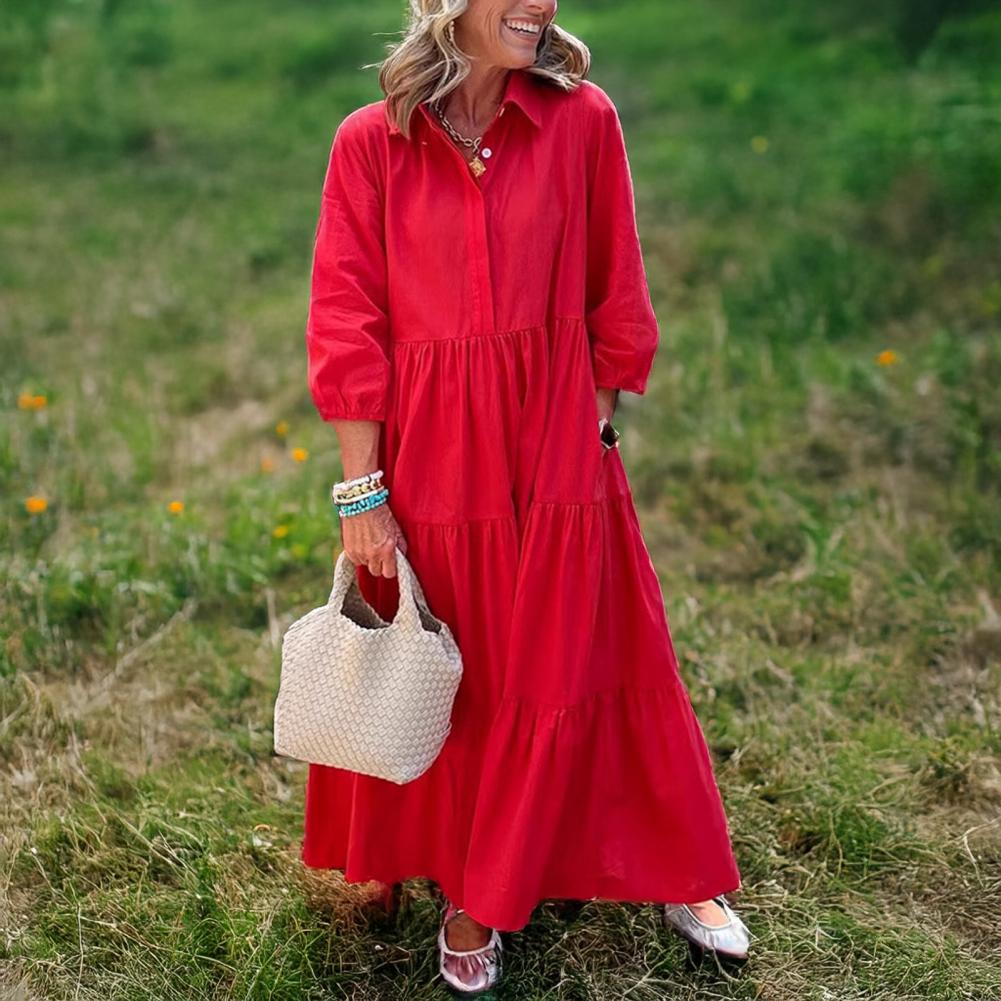 Raffaella Soccio™ Dámské volnočasové maxi šaty