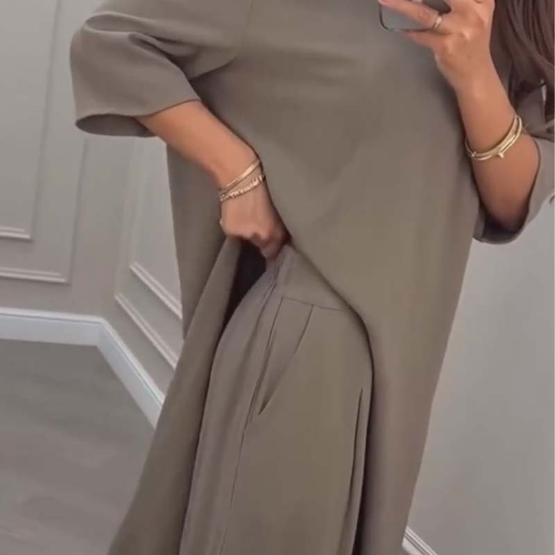 Saba Donis™ Nepravidelný top a široký outfit