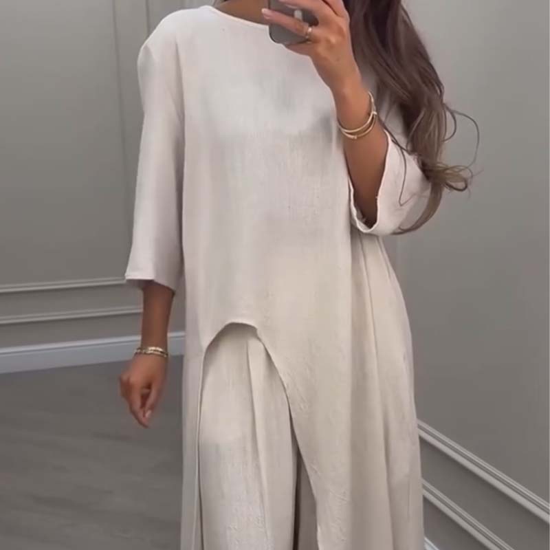 Saba Donis™ Nepravidelný top a široký outfit