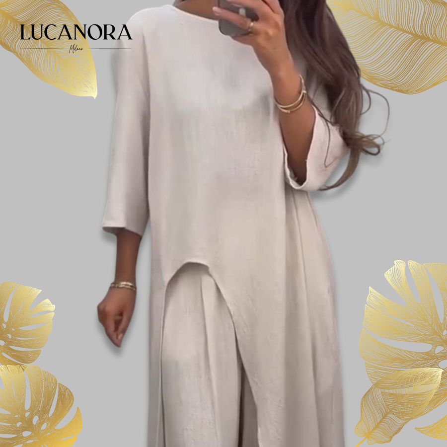 Saba Donis™ Nepravidelný top a široký outfit
