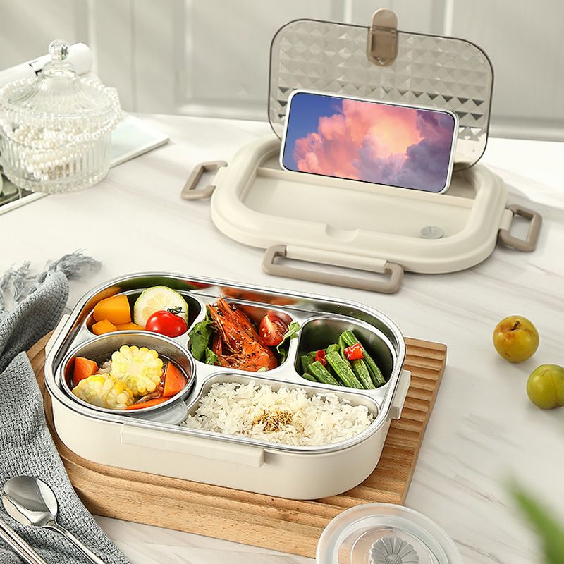 SafeLunch™️ Mikrovlnná krabička z nerezové oceli
