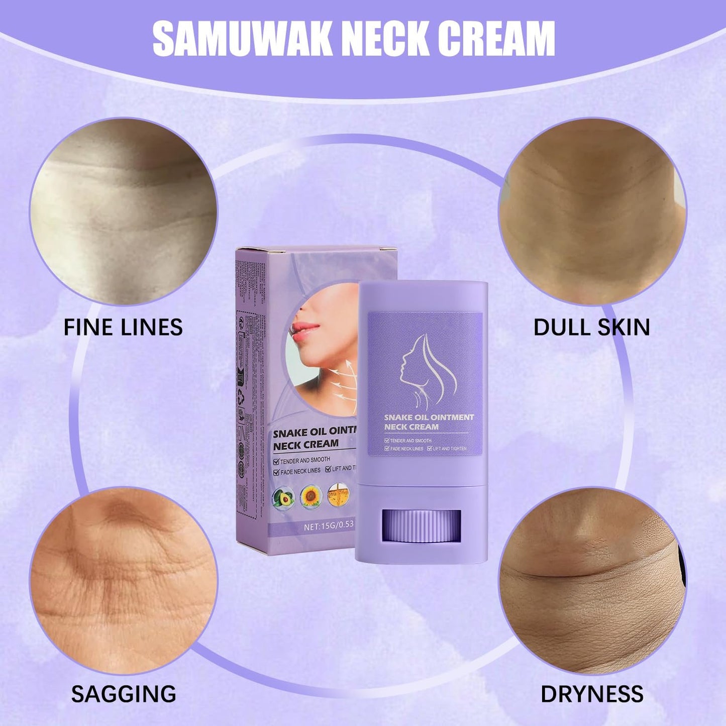 Samuwac™ Výživný krém na krk v tyčince
