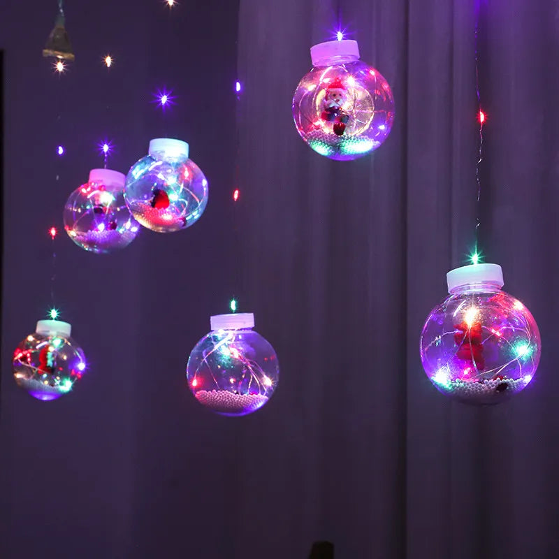 SantaLights™ Svíticí vánoční baňky