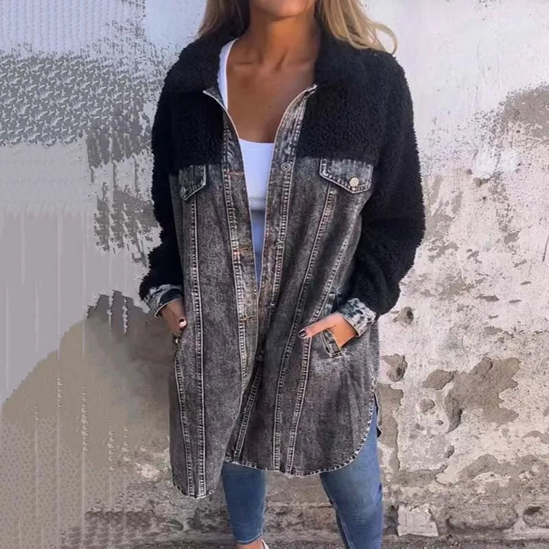 Sara De Grande™ Džínová módní bunda