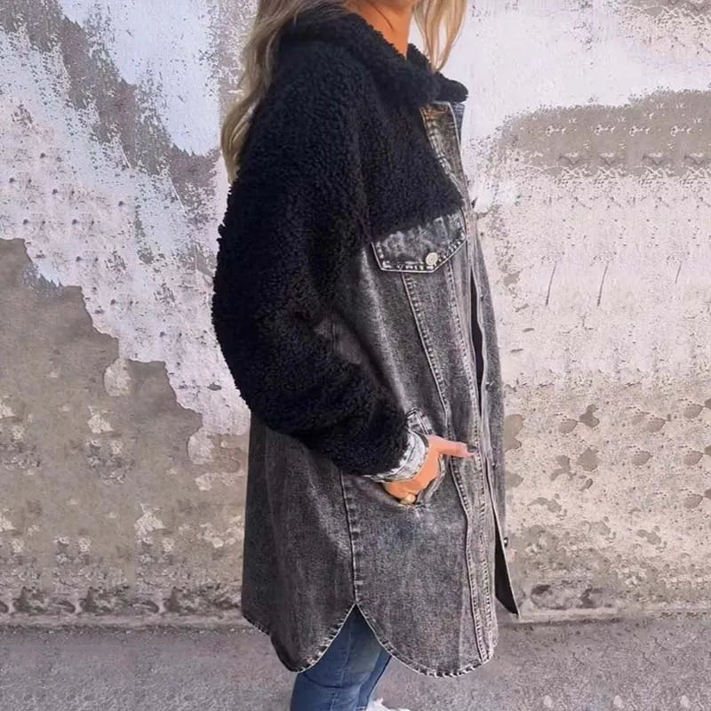 Sara De Grande™ Džínová módní bunda