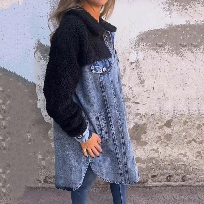 Sara De Grande™ Džínová módní bunda