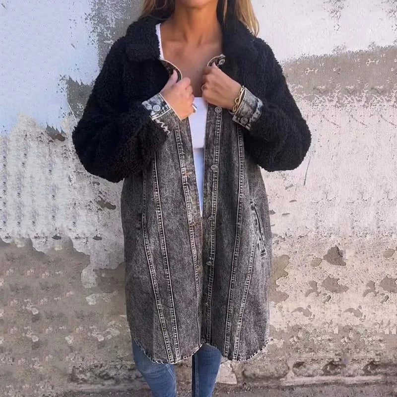 Sara De Grande™ Džínová módní bunda