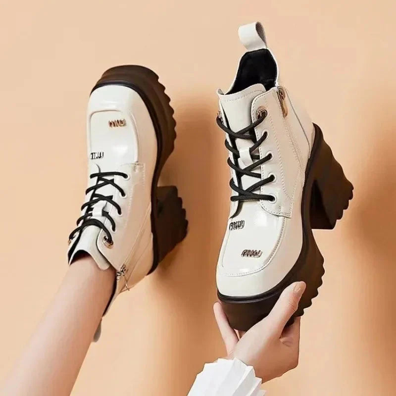 Silvana Albano™ Dámské boty na platformě se zipem