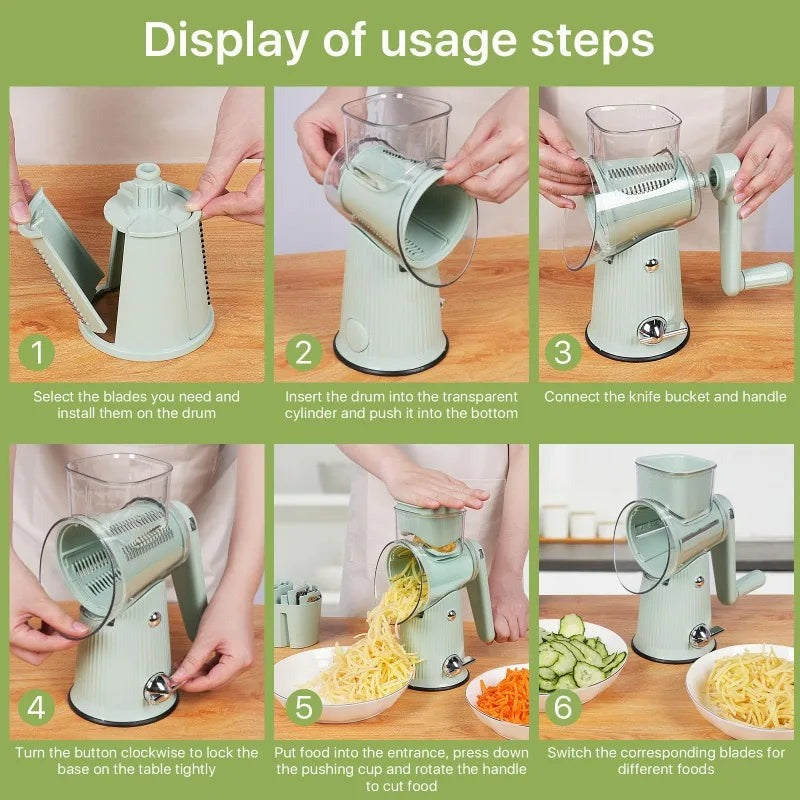 SimpleSlice™ Kuchyňský stroj na krájení, drcení, mletí