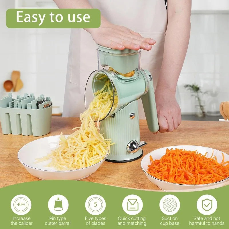 SimpleSlice™ Kuchyňský stroj na krájení, drcení, mletí