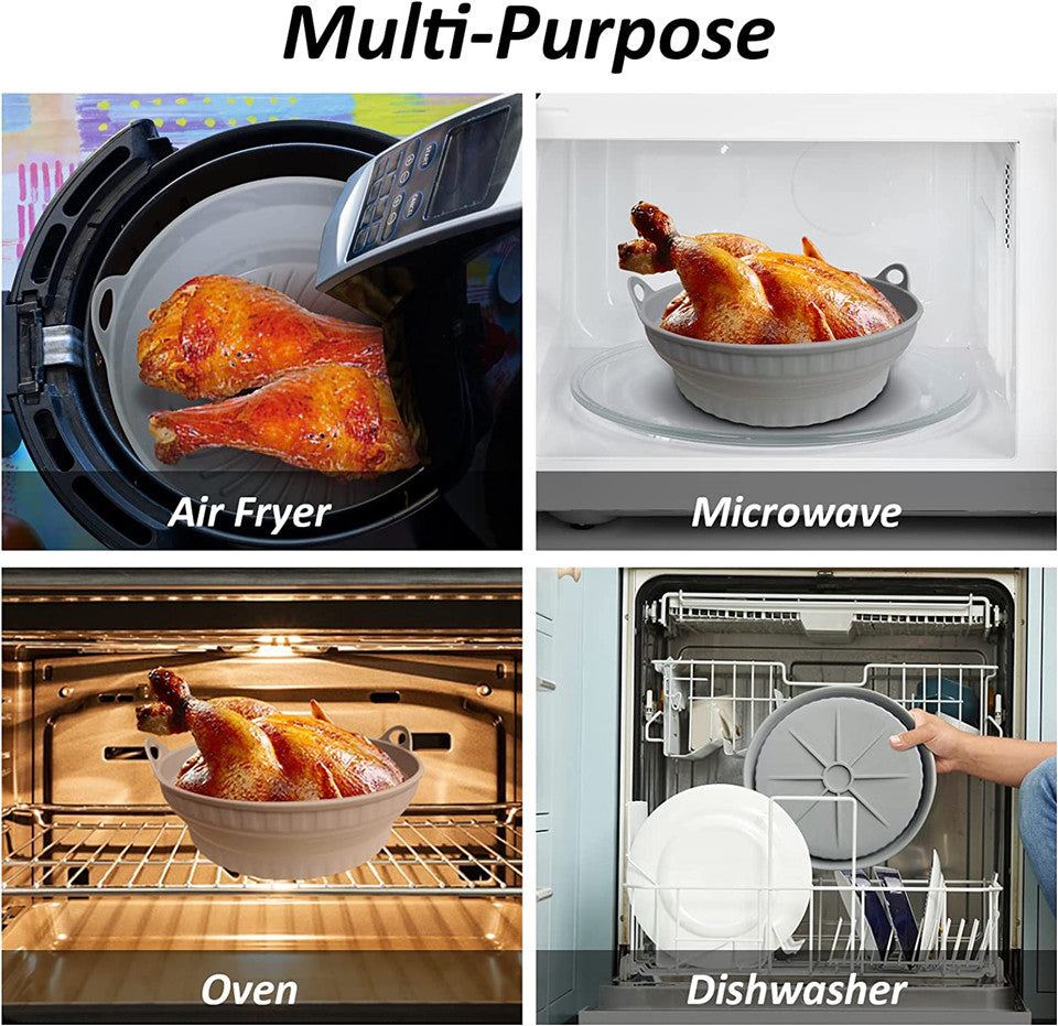 Slide&Fry™️ Skládací silikonová forma pro AirFryer