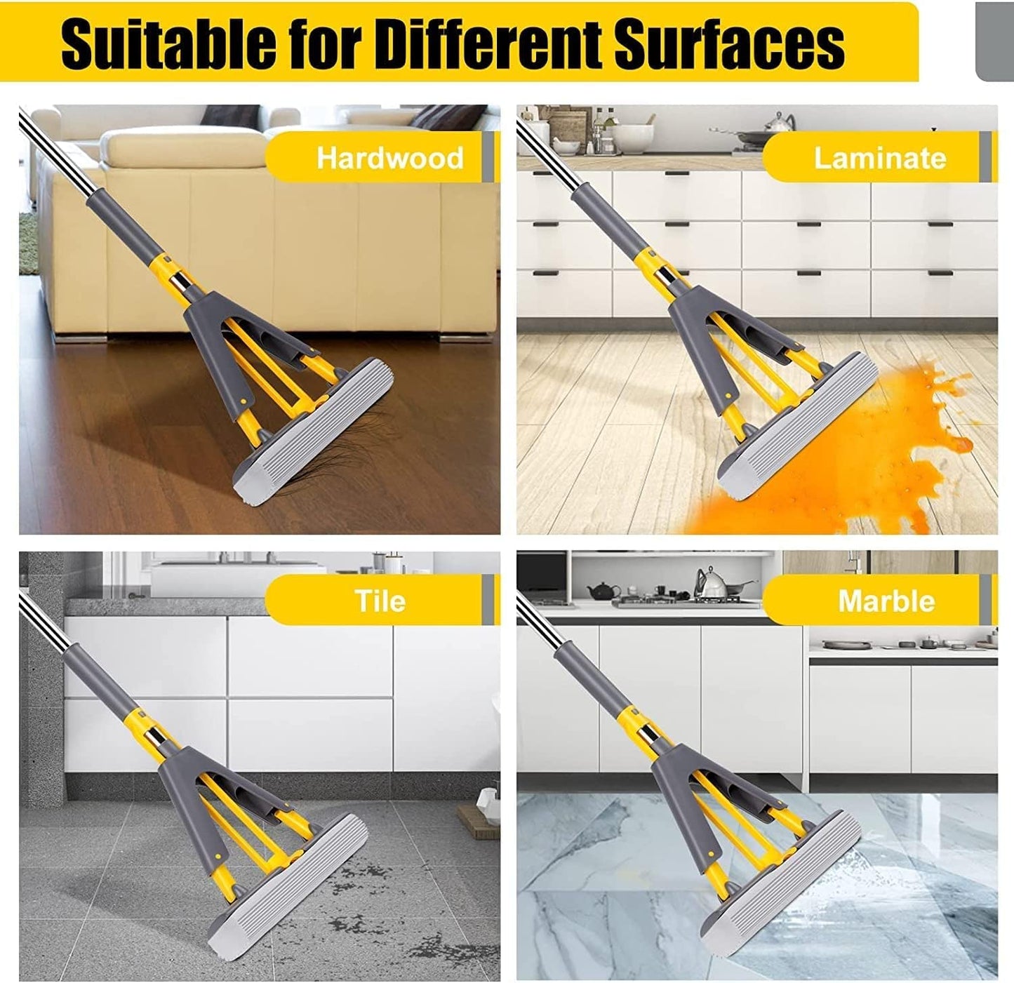 SmartMop+™ Skládací kolodiový mop