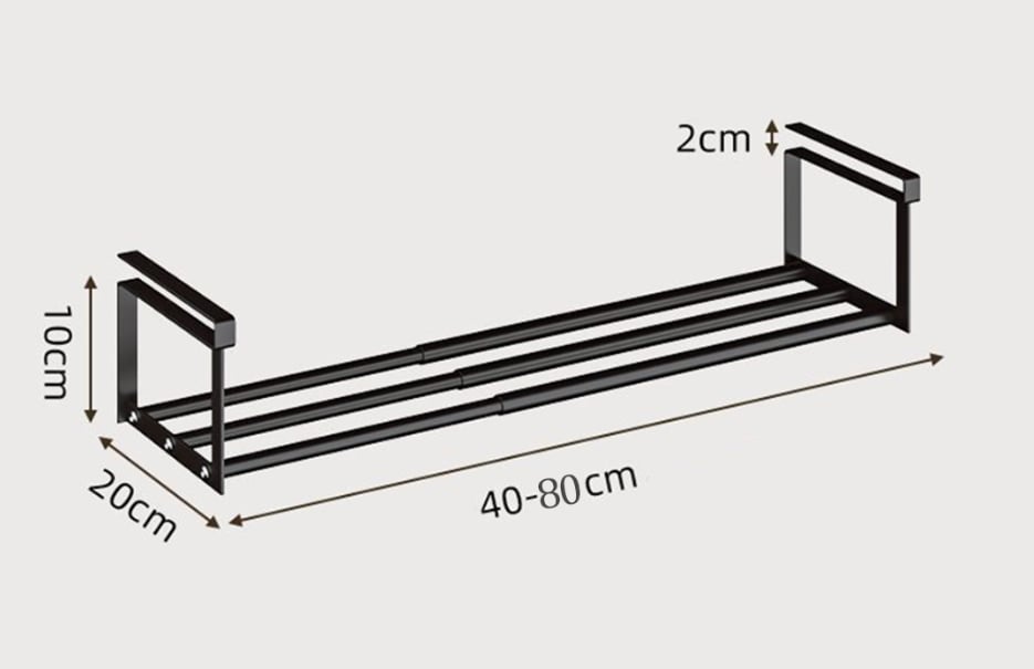 SmartShelf™ Multifunkční teleskopická polička