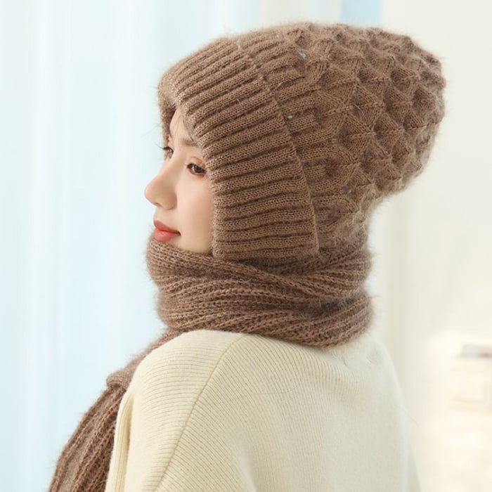 SnugFit™ Integrovaná šála s větruodolnou čepicí na ochranu uší