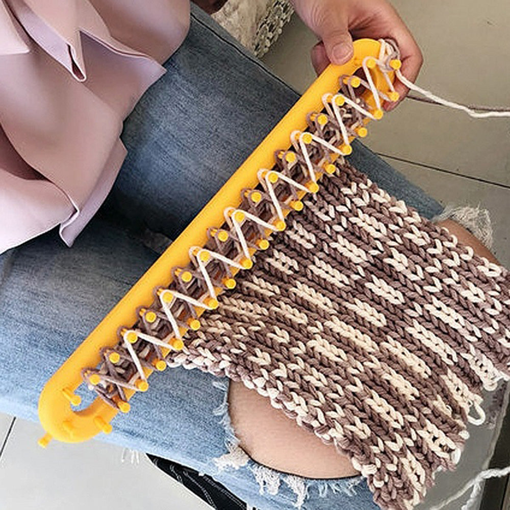 SnugWool™ DIY pletací tkalcovský stav plastové tkaní