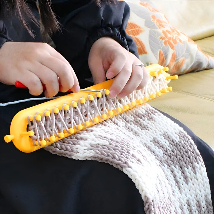 SnugWool™ DIY pletací tkalcovský stav plastové tkaní