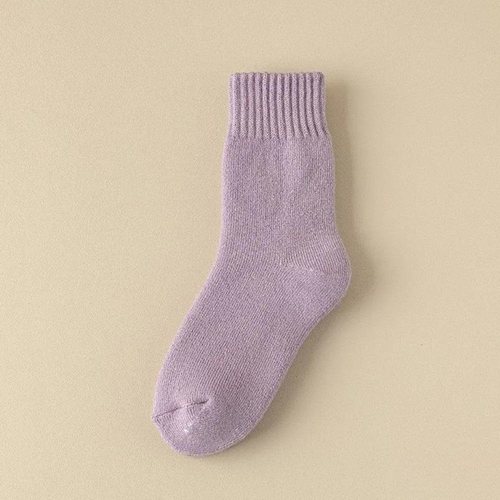 SnuggleStep™ Měkké fleecové ponožky pro hluboké zahřátí