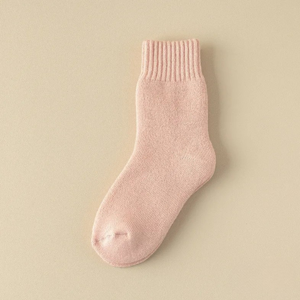 SnuggleStep™ Měkké fleecové ponožky pro hluboké zahřátí