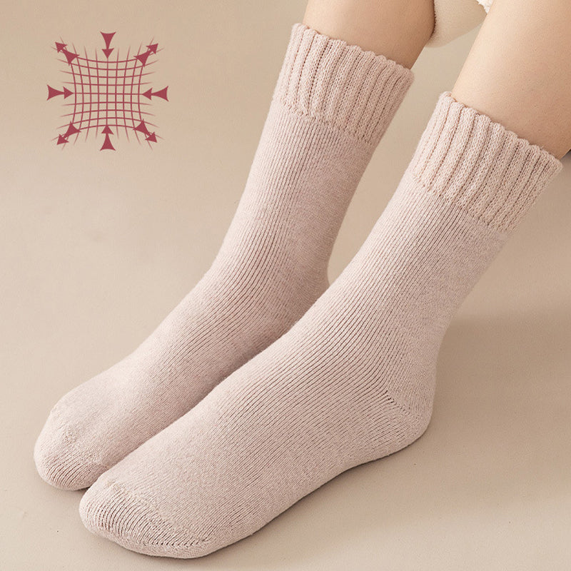 SnuggleStep™ Měkké fleecové ponožky pro hluboké zahřátí